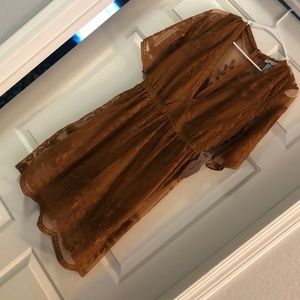 Copper Lace Dress